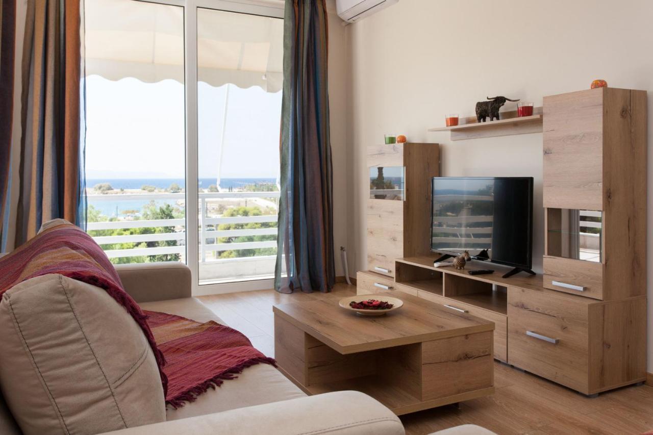 Modern Apt In Glyfada A Breath Away From The Sea - The View Athen Exterior foto
