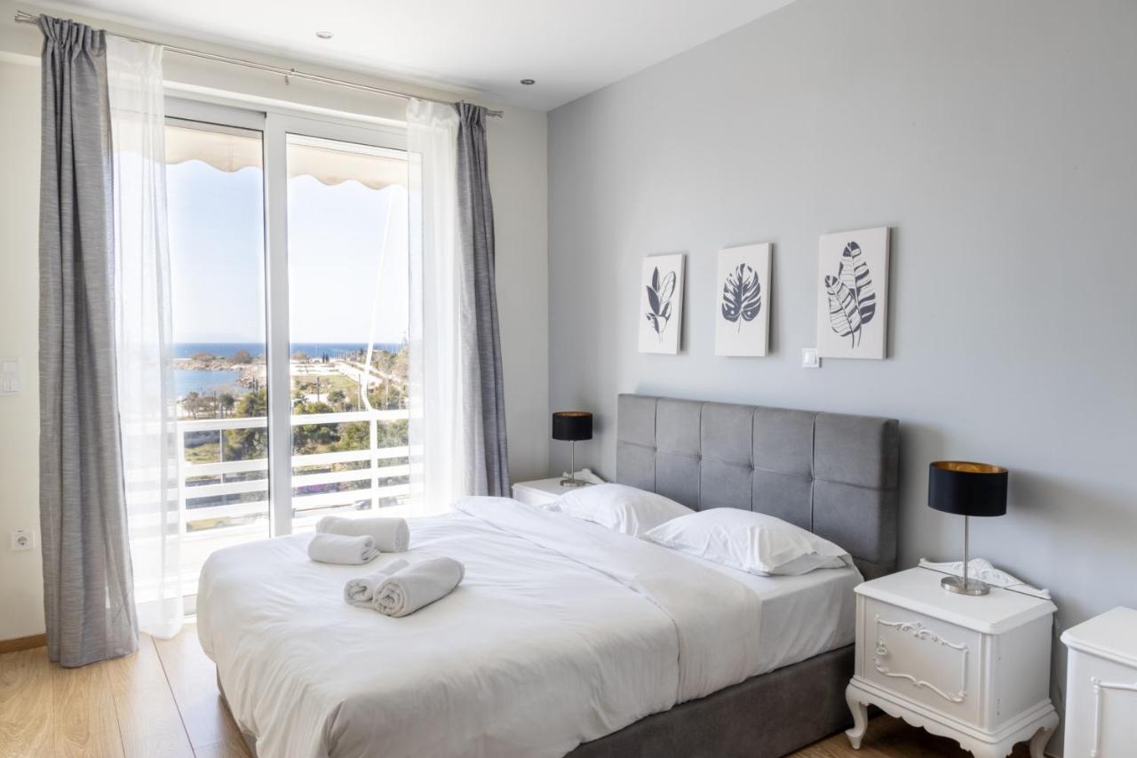 Modern Apt In Glyfada A Breath Away From The Sea - The View Athen Exterior foto